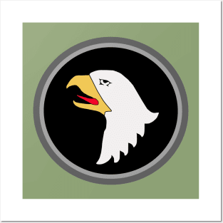 101st Airborne Eagle Head Posters and Art